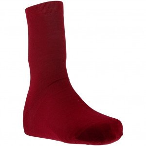 Chaussettes Femme JERSEY Rouge et Foncé