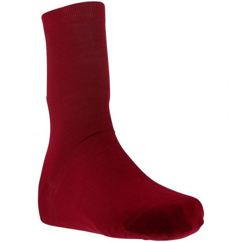 Chaussettes Femme JERSEY Rouge et Foncé