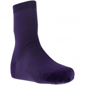 LABONAL Chaussettes Femme Laine JERSEY Prune