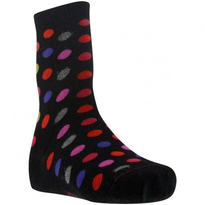 LABONAL Chaussettes Femme Viscose POIS COLORES Noir