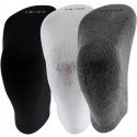 SOCKS EQUIPEMENT Lot de 3 paires de Socquettes Enfant Coton TERRY Gris Blanc Noir