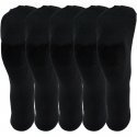 TWINDAY Lot de 5 paires de Chaussettes Femme Coton LESUNIES Noir