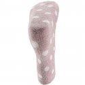 TWINDAY Chaussettes Femme Microfibre FOURRURE POIS Rose pâle