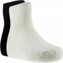 TWINDAY Lot de 2 paires de Chaussettes Femme Microfibre DOUCEUR Blanc Noir