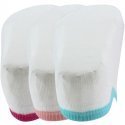 TWINDAY 3 paires de Socquettes Femme Coton LESINVISIBLES Blanc