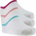 TWINDAY 3 paires de Socquettes Femme Coton LESINVISIBLES Blanc