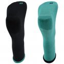 TWINDAY 2 paires de Chaussettes Femme Coton ROULOTTES Vert Noir