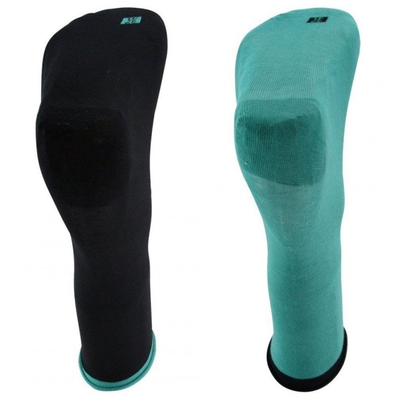 TWINDAY 2 paires de Chaussettes Femme Coton ROULOTTES Vert Noir