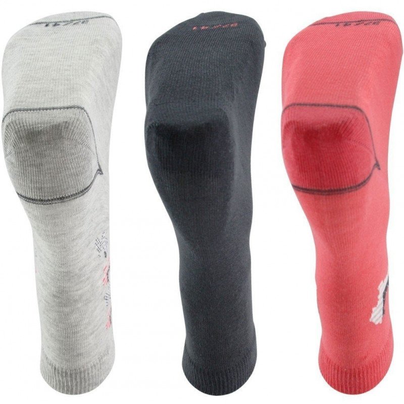 LOT DE 3 Chaussettes Chaussettes Femme SCOTTISH DOG Gris et Rose