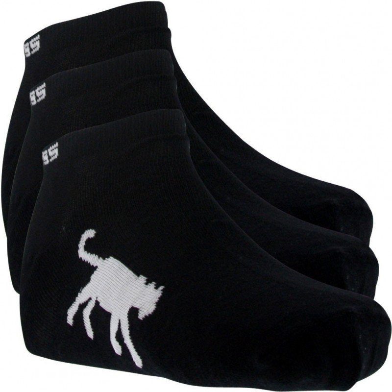 LOT DE 3 Socquettes Chaussettes Homme Noir et Blanc