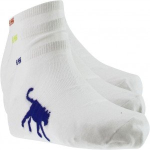 AIRNESS Lot de 3 paires de Socquettes Homme Coton CORPORATE Blanc