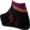 LOT DE 3 Socquettes Chaussettes Homme LARGEPANT Noir et Multicolore