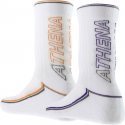 LOT DE 2 Chaussettes Chaussettes Homme FINES RAYURES Blanc