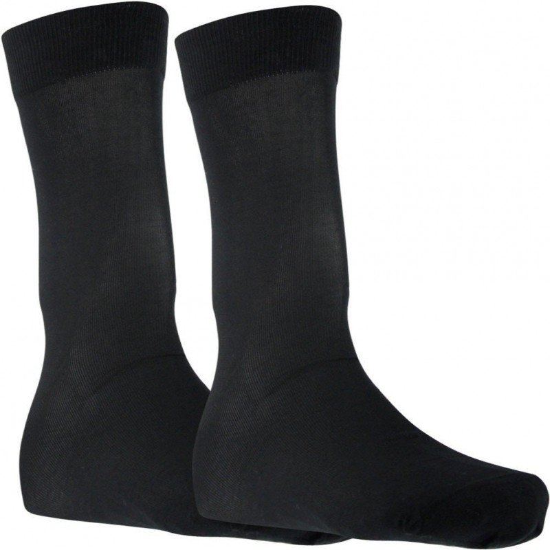 ATHENA Lot de 2 paires de Chaussettes Homme Fil d'Ecosse SELECT Noir