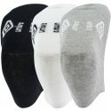 LOT DE 3 Socquettes Chaussettes Homme Noir et Gris
