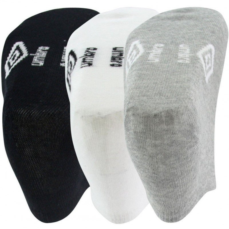 LOT DE 3 Socquettes Chaussettes Homme Noir et Gris