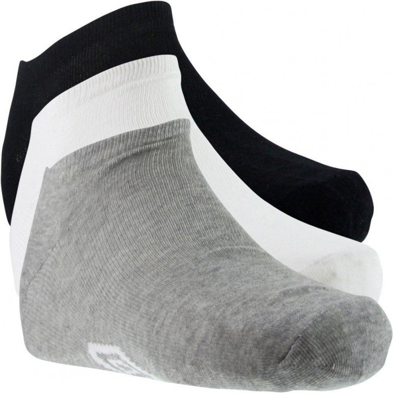 LOT DE 3 Socquettes Chaussettes Homme Noir et Gris