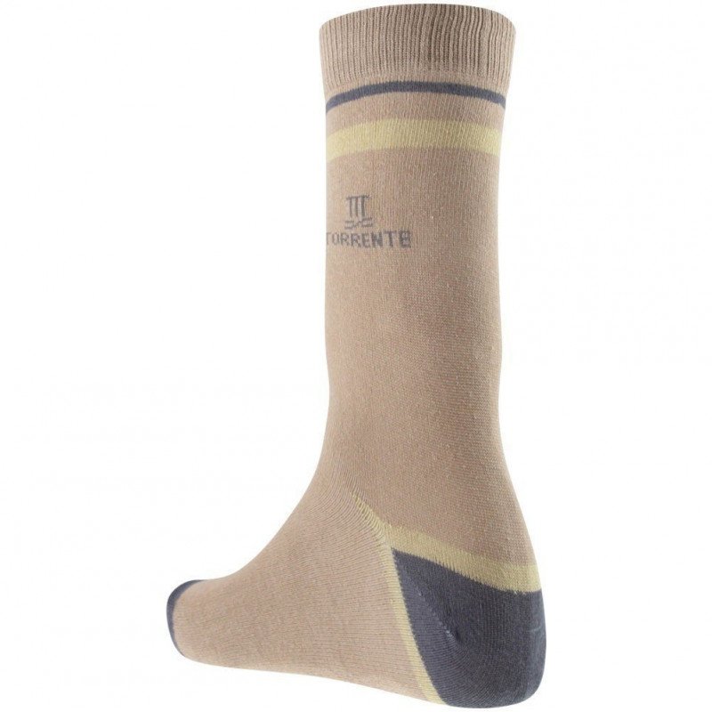 TORRENTE COUTURE Chaussettes Homme Coton FASHION Beige