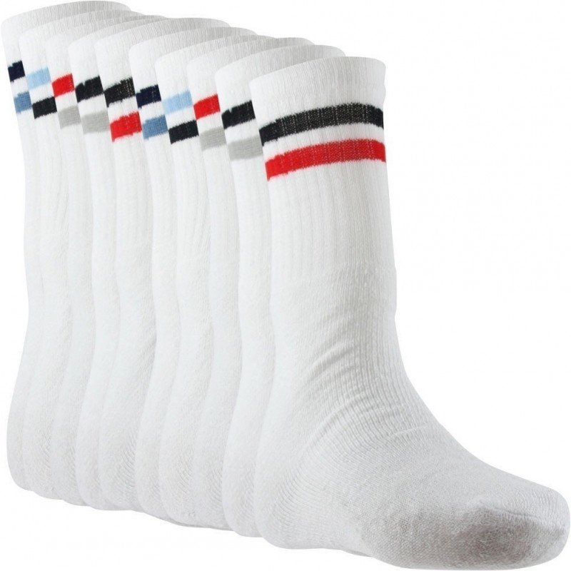 MULTI Lot de 10 paires de Chaussettes Homme Coton MULTBLX Blanc