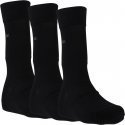 CALVIN KLEIN Lot de 3 paires de chaussettes Homme Coton UNI Noir