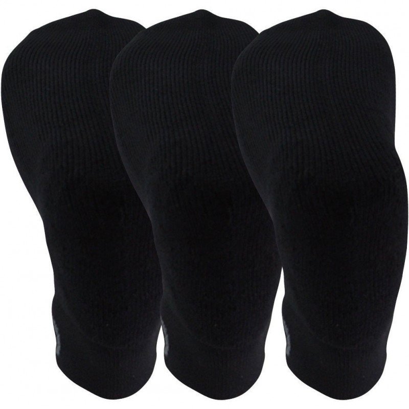 CALVIN KLEIN Lot 3 paires de Mi-Chaussettes Homme Coton SPORT Noir