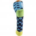 UNABUX Chaussettes Mixte Coton POIS Marine Ciel