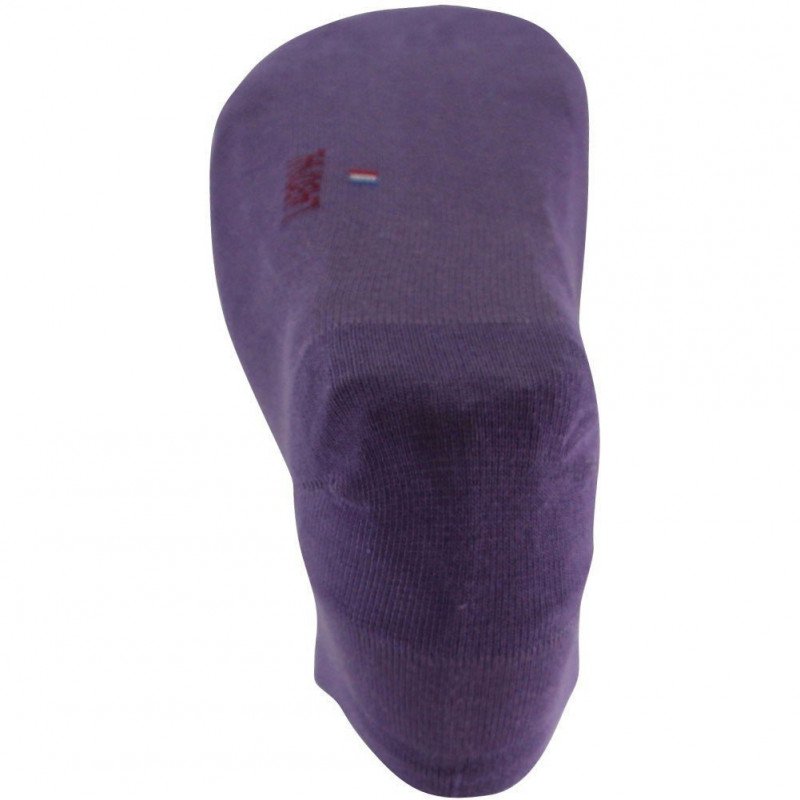 Socquettes Femme UNI JERSEY Violet et Rouge