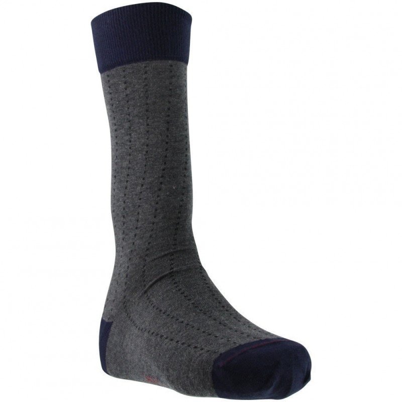 LABONAL Chaussettes Homme Coton AJOUREE Gris foncé