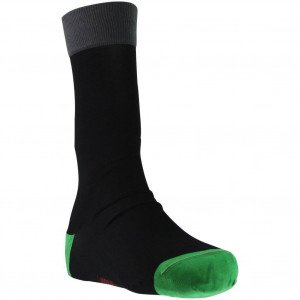 LABONAL Chaussettes Homme Coton TALON POINTE Noir Vert