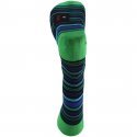 LABONAL Chaussettes Homme Coton RAYURES COLOREES Noir