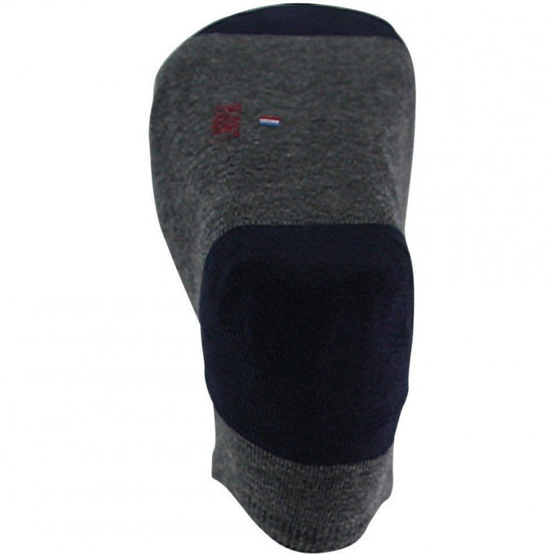 Socquettes Homme TALON POINTE Gris et Marine