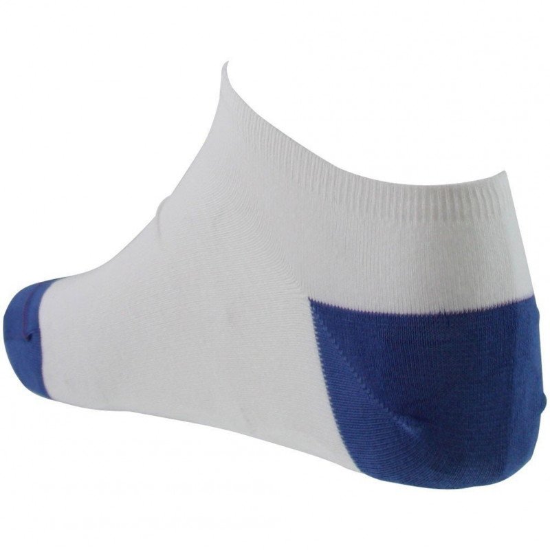 LABONAL Socquettes Homme TALON POINTE Blanc Bleu