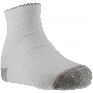 LABONAL Chaussettes Femme TALON POINTE BRILLANT Blanc