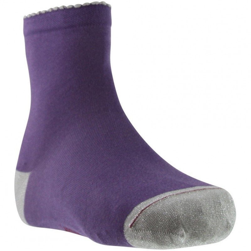 LABONAL Chaussettes Femme TALON POINTE BRILLANT Violet