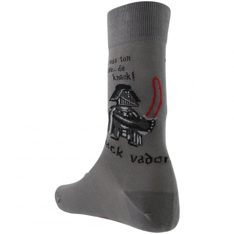 Chaussettes Homme MADE IN ALSACE Gris et Noir