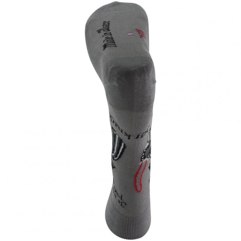 Chaussettes Homme MADE IN ALSACE Gris et Noir