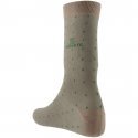 TORRENTE COUTURE Chaussettes Homme Coton POIS Beige