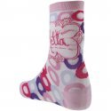 Chaussettes Fille VIOLETTA Rose et Blanc