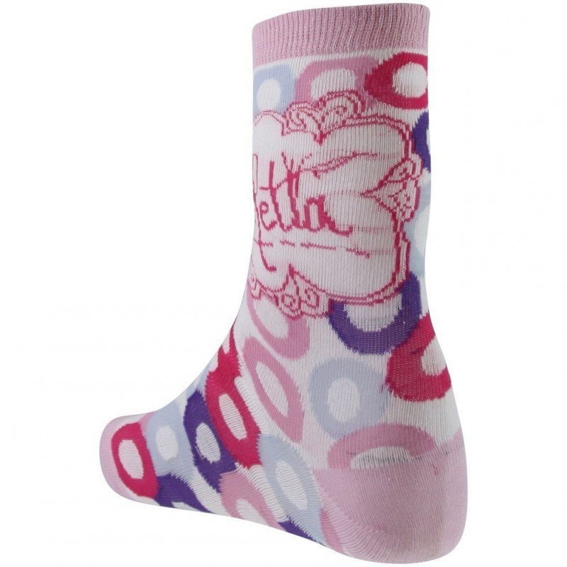 Chaussettes Fille VIOLETTA Rose et Blanc