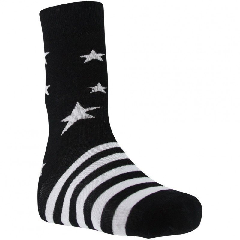 CRAZYSOCKS Chaussettes Homme Coton USB Noir Blanc