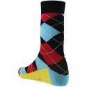 CRAZYSOCKS Chaussettes Homme Coton BUR Noir Multicolore