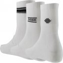 TWINDAY Lot de 3 paires de Chaussettes Femme SPORTIVE Blanc Noir