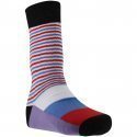 CRAZYSOCKS Chaussettes Homme Coton WAV Bleu Rouge Blanc