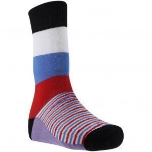 CRAZYSOCKS Chaussettes Homme Coton WAV Bleu Rouge Blanc