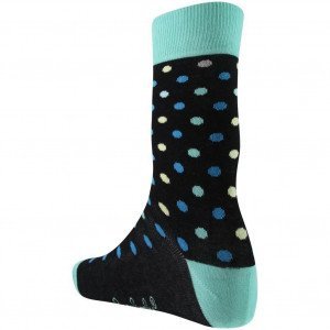 CRAZYSOCKS Chaussettes Homme Coton POI Noir Bleu