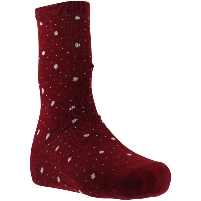 PASCAL MORABITO Chaussettes Femme Coton POIS Rouge