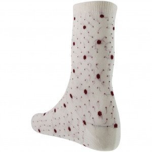 PASCAL MORABITO Chaussettes Femme Coton POIS Beige