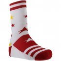 CRAZYSOCKS Chaussettes Homme Coton DER Blanc Rouge