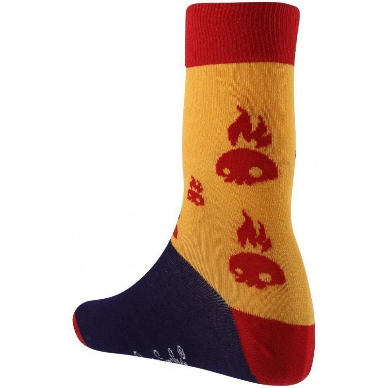 Chaussettes Homme BRA Orange et Marine