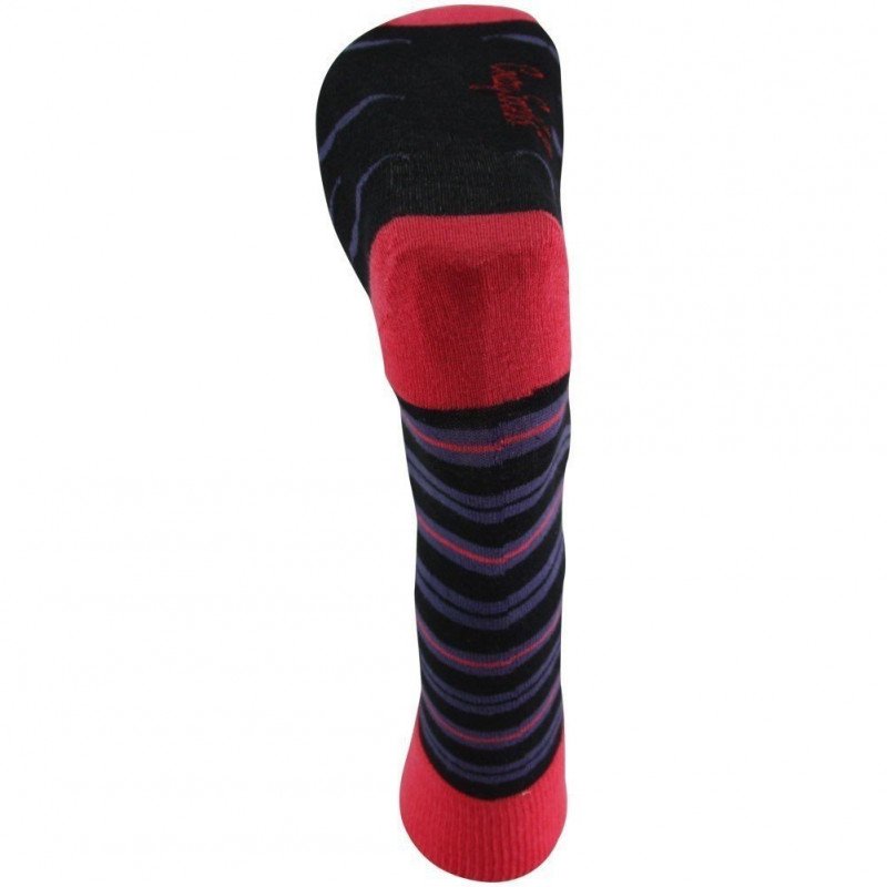 CRAZYSOCKS Chaussettes Homme Coton MOU Noir Rouge